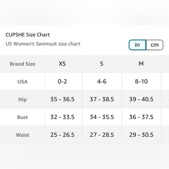 🆕 CUPSHE 2-PIECE REVERSIBLE BATHING SUIT (M) - Picture 5 of 10